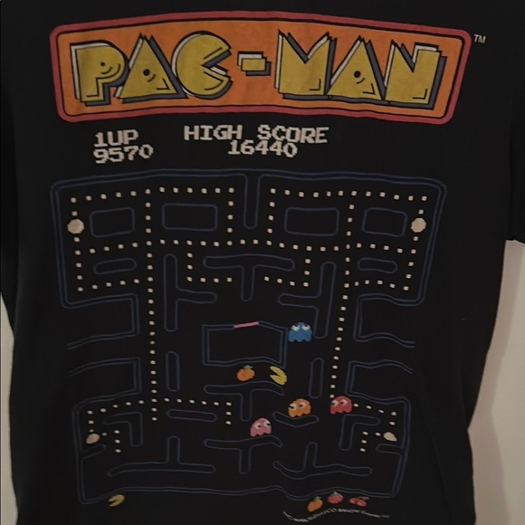 Men’s M Pac-Man Graphic Tee vintage namco - Picture 2 of 10